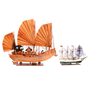 Modèle de bateau en bois artisanal Halong Dragon, bateau traditionnel vietnamien en bois, décoration nautique pour la maison, 170Lx48Wx145H cm - Product Image 2