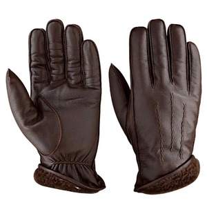 Guantes de Cuero para Hombre, Suaves y Transpirables, para Viajes de Invierno y Conducción, Colores y Tallas Personalizables - Product Image 6