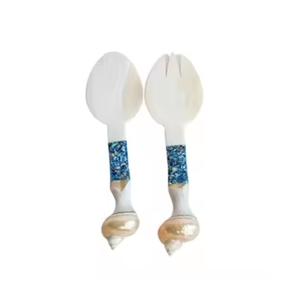 Ensemble de fourchettes et cuillères en nacre de qualité supérieure, modernes, pour caviar, glace, dessert, café, fabriquées au Vietnam - Product Image 2
