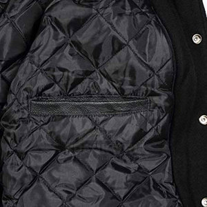 Custom Design Eco-Friendly Breathable Front Logo Men Letterman Jacket Premium Quality Winter Fashion Wear Polyester/Cotton - Product Image 6
