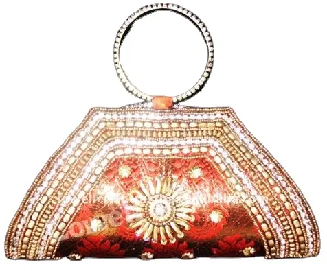Akrilik kozmetik tutucu düğün çantası parti çanta tasarımcısı bayanlar hint geleneksel debriyaj çanta