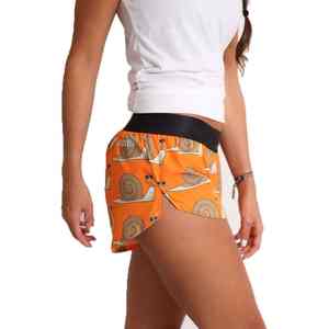 Short de course pour femme haute performance avec découpes géométriques modernes, zones respirantes et système d'évaporation amélioré - Product Image 3