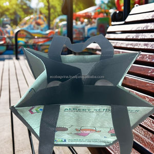 Bolsa de Mano de Polipropileno No Tejido de Alta Calidad con Logotipo Personalizado, Bolsa de Compras Infantil ECOBAG VINA Modelo E01, Tamaño Mediano, Correa para el Hombro - Product Image 3