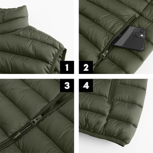 Nouveau gilet matelassé personnalisé pour homme, style équestre, vêtement décontracté d'hiver, vêtements d'extérieur, gilet rembourré - Product Image 4