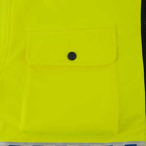 Chaqueta de seguridad reflectante de alta visibilidad para hombre, diseño personalizado, impermeable, para carretera, en diferentes tallas - Product Image 4