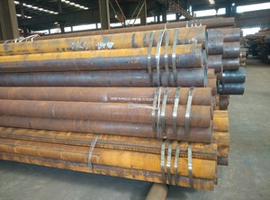 고강도 API 인증 ASTM 표준 <span class=keywords><strong>ERW</strong></span> 탄소강 파이프 석유 및 보일러 응용을 위한 중장비 내구성 구조 - Product Image 5