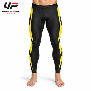 Legging pour homme durable avec coutures renforcées, matière extensible et construction confortable pour la course à pied et l'entraînement en salle de sport - Product Image 1