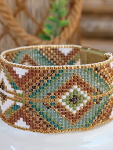 Bracelet perlé résistant à l'eau, finition durable, bracelet perlé finition lisse, prix d'usine en gros - Product Image 2