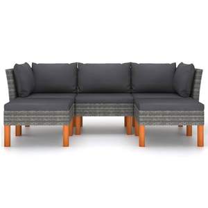 Conjunto de Muebles de Jardín en Gris y Antracita - Product Image 3
