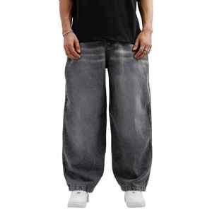 Manufacturer Direct Men's Wholesale Breathable Casual Dark Straight Solid Denim Jeans Embroidery for Summer Autumn Winter - Product Image 5