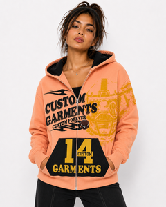 Chaqueta con capucha de felpa con cremallera para mujer, ropa exterior, venta al por mayor hoy - Product Image 6