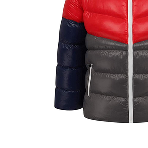 Best Selling Men's Puffer <b>Jackets</b> High Street Style Hooded Canvas with Front Logo Private Label for Price - Product Image 3