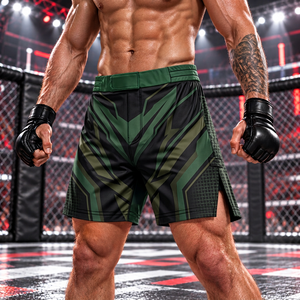 Private Label <b>Mens</b> MMA <b>Shorts</b> Flexible Performance Fabric Fightwear <b>Shorts</b> for Martial Arts Academies - Product Image 2