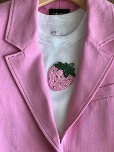 Handcrafted Glass & <b>Crystal</b> Tops with Stylish Floral Embroidery Design Luxury Beaded Embroidery Tops for Baptism Party Functions - Product Image 2