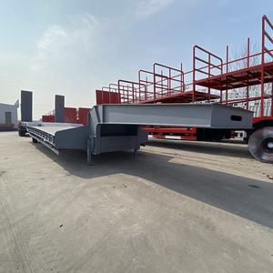 Semi-remorque surbaissée neuve/occasion 20 pieds 40 pieds, remorque plateau porte-conteneurs 20 pieds 40 pieds, remorque benne neuve, tracteur routier - Product Image 3