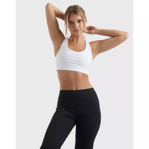 High <b>Stretch</b> High Support Yoga Gym Workout <b>Bra</b> Breathable Fitness Activewear Comfortable Shockproof Front Custom Logo OEM - Product Image 6