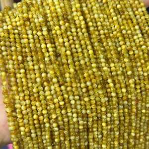 Cuentas de ojo de tigre amarillo, cuentas redondas de piedras preciosas naturales, hilo de cuentas para hacer joyas, manualidades DIY, venta al por mayor - Product Image 4