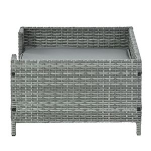 Cuccia XL per Cani in Vimini PE per Tutte le Stagioni, Arredamento da Esterno per Animali Domestici, Recinti da Patio con Stampa, Cuccia per Animali Domestici Stile Cu, Mobili per Animali Domestici - Product Image 4