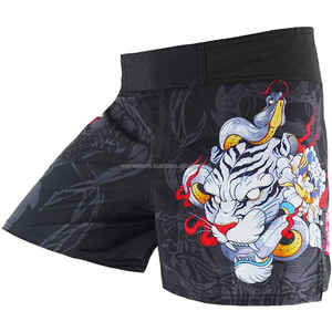 กางเกงขาสั้น100% จากผ้าโพลีเอสเตอร์มาใหม่แบบสั่งทำกางเกงมวยไทย BJJ muay กางเกงขาสั้นฝึกซ้อม - Product Image 1