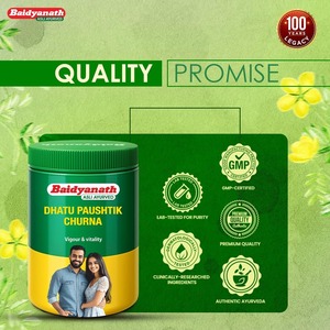 Baidyanath Dhatu Paush tik Churna 100g Tonique ayurvédique pour la vigueur et la vitalité - Product Image 5