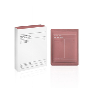 Masque facial au collagène de qualité supérieure, tampons de soin doux en feuille, prix d'usine - Product Image 3