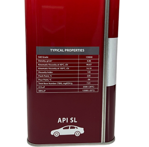 Aceite de motor de alta calidad, totalmente sintético o semisintético, 15W40 SL, 5L, en botella de plástico; marca OEM para automóviles. - Product Image 3
