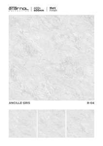 Superficie de suelo de porcelana mate con grabado en formato cuadrado de 600x600 mm, desarrollada con textura en capas de profundidad y un diseño visual equilibrado. - Product Image 5