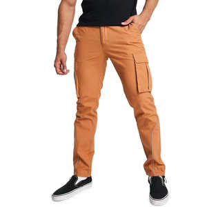 Pantalon cargo pour homme de haute qualité, fabriqué en usine, coupe droite, taille mi-haute, léger et écologique 2026 - Product Image 1