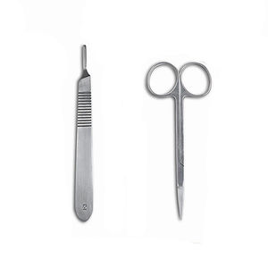 Instrumentos Quirúrgicos de Acero Inoxidable Japonés, Estuche de Cuero PU, Tijeras para Apósitos, Kits de Disección de Mahfooz Instruments - Product Image 3