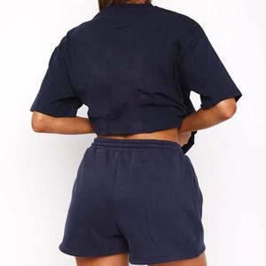 Camiseta de Verano para Mujer, Personalizable con Logotipo, de Poliéster de Alta Calidad, Casual, Transpirable, Cómoda, al por Mayor, con Hombros Caídos, Tejido Grueso - Product Image 6