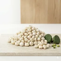 Beste handgeplukte gedroogde Makhana, AD-kwaliteit, licht knapperig, vetarm, gezonde snack, groothandel leverancier uit India, EXPORT DESI 25kg