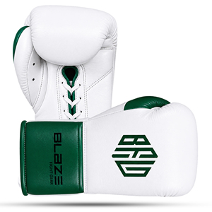 Guantes de Boxeo de Cuero Genuino al por Mayor, Guantes Profesionales para Entrenamiento y Combate, Equipo de Boxeo con Logotipo Personalizado - Product Image 3