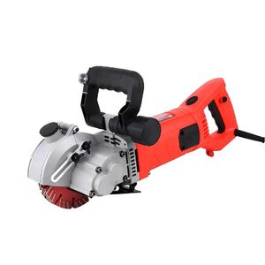 เครื่องเซาะร่องผนัง DIY 5 ใบมีด มอเตอร์แบบแปรงถ่าน 3000W เครื่องตัดร่องไฟฟ้า 220V 7500RPM 110-135 มม. รองรับ OEM สำหรับการเซาะร่องคอนกรีต - Product Image 1