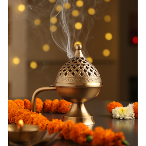 Encensoir en laiton en gros, religieux, traditionnel, écologique, décoratif pour la maison, pour la pratique de la méditation, de la conscience et de la prière - Product Image 3