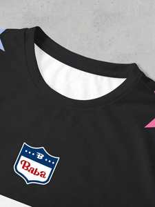 Camiseta Deportiva de Poliéster con Cuello en V Extra Grande para Hombre, Personalizada con Sublimación, Estilo Urbano de Verano, Manga Corta, Corte Holgado - Product Image 5