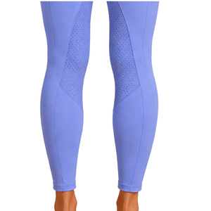 Leggings de equitación para mujer, color azul lavanda, cintura alta, pantalones de entrenamiento ecuestre, elásticos, cómodos - Product Image 3
