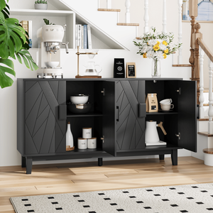 Credenza in Stile Medievale Moderno, Mobile Buffet Multifunzionale Decorativo con Caratteristiche Adatte per lo Stoccaggio - Product Image 4