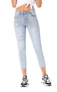 Jeans de Mezclilla Ajustados de Color Sólido para Mujer, Exclusivos 2026, Cómodos, Elegantes, Pantalones Casuales de Moda al por Mayor - Product Image 2