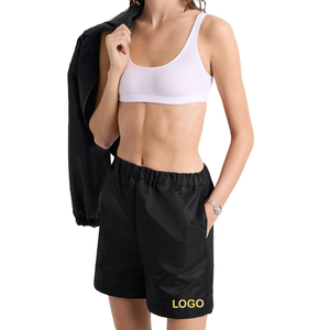 Custom Women's Nylon Running Shorts Lightweight Water Repellent Elastic Waistband Athletic Gym Training Quick Dry Sportswear OEM - Product Image 1