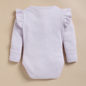 บอดี้สูทแขนยาวทำจากไม้ไผ่อีลาสตินออร์แกนิคคุณภาพสูง - Product Image 2