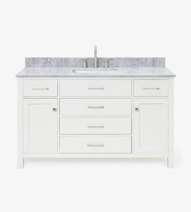 Mueble de Baño Hannah de 55 Pulgadas con Lavabo Individual, Solo 2 Opciones de Acabado, Directo de Fábrica en Vietnam - Product Image 1