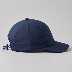 Gorra Deportiva Azul de 5 Paneles, Malla de Nailon, Impermeable, Transpirable, de Secado Rápido, Ajustable, para Campamento, Deportes al Aire Libre, Estilo Techwear, para Correr, Fabricación B2B OEM - Product Image 4