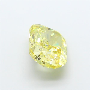 Diamant de laboratoire de qualité supérieure, jaune intense fantaisie, taille coussin, 5,72 carats, VS2, certifié IGI, diamant synthétique en vrac, export. - Product Image 3