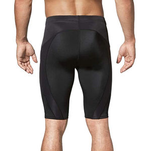 Pakistani Custom Casual Woolen High Street Style Bodybuilding <b>Compression</b> <b>Shorts</b> <b>Men</b> Solid Pattern Gym Running - Product Image 6