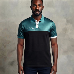 Customised <b>Colour</b> <b>Block</b> Men's for Shirt 100% Cotton Loose Fit Short Sleeve Heat-Transfer Printing Front Logo Hip Hop Style - Product Image 3