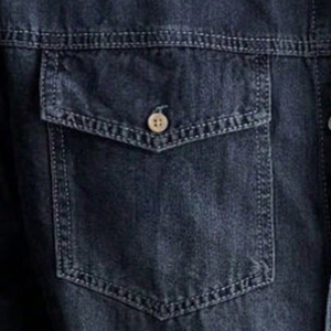 Camisa de Mezclilla de Manga Larga para Hombre, Personalizada, 100% Algodón, Transpirable, de Secado Rápido, Corte Regular, con Botones y Bolsillo en el Pecho, Estilo Clásico - Product Image 6