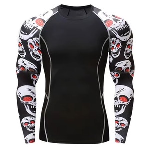 Rashguard Homme à Manches Longues de Compression pour BJJ MMA avec Logo Personnalisé – T-shirt de Sport Sublimé – Meilleures Ventes - Product Image 5