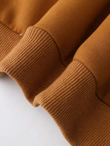 Sweat à capuche zippé surdimensionné pour homme, 100% coton, 400 g/m², doublure en fourrure intérieure, poids lourd - Product Image 3