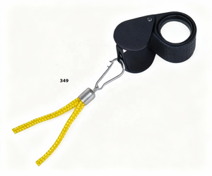 Loupe à chaîne élastique irrégulière SUNTOOLSSTIPL 349 avec sangle jaune pour la fabrication et le test de bijoux - Product Image 1
