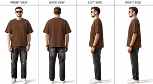 T-shirt surdimensionné personnalisé pour homme, impression de logo, 100% coton, t-shirt grande taille, t-shirts amples, t-shirt à coupe ample - Product Image 5
